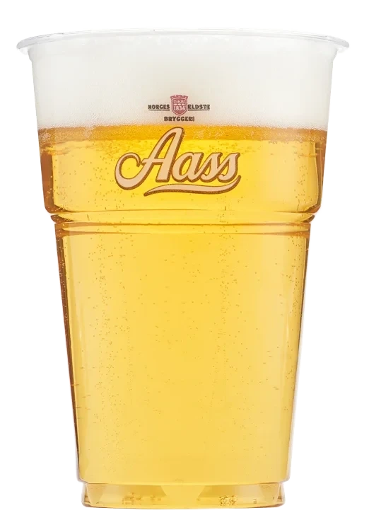 Aass plastglass 0,4l r-pet  800stk