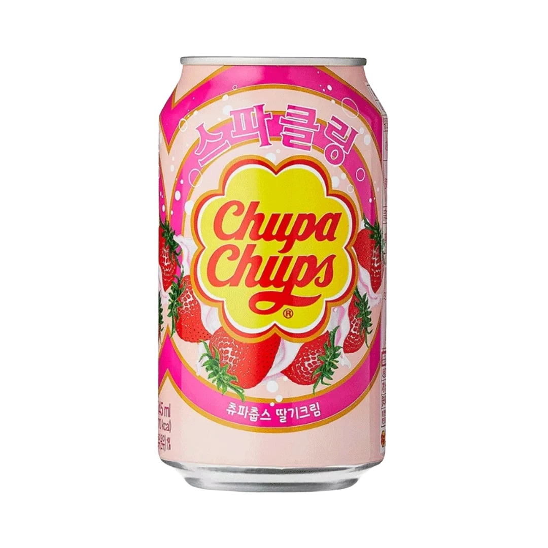 Chupa Chups Sparkling With Strawberry & Cream