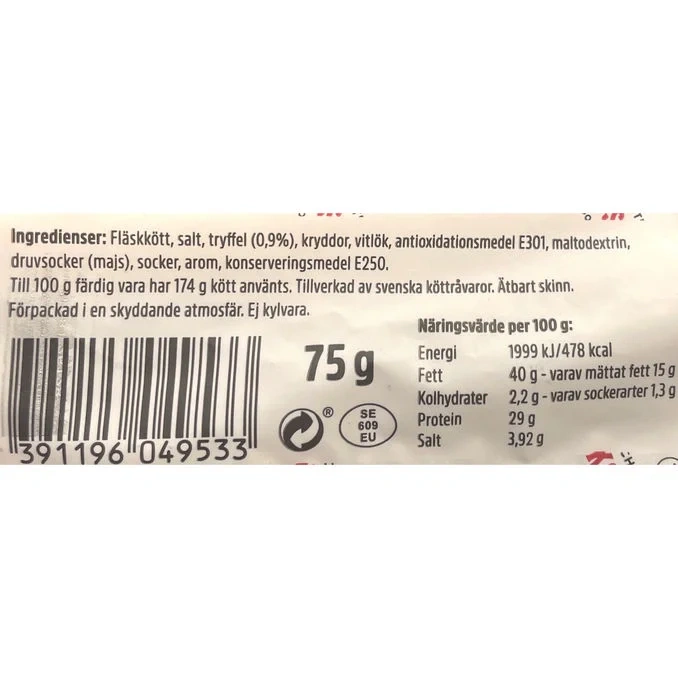 Pilsnerpinnar Tryffel