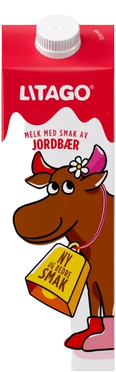 Litago Melk Jordbær 0,5l Tine