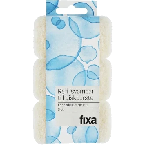 Refillsvamp Vit Till Diskborste