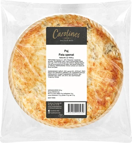 Feta- & spenatpaj