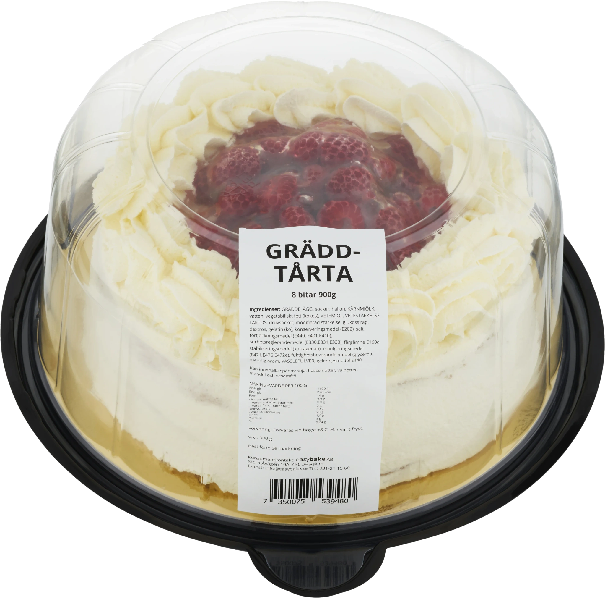 Gräddtårta