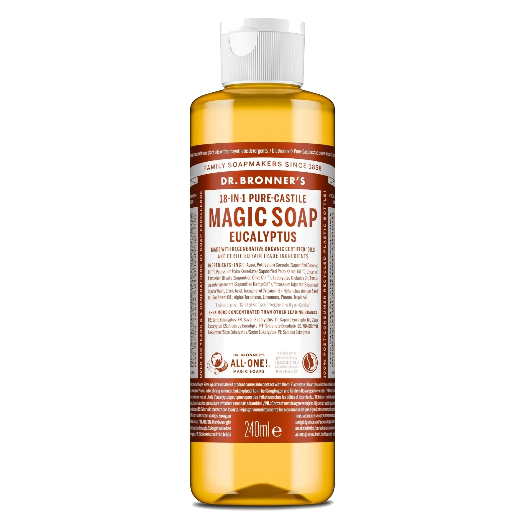 Dr. Bronner's Eucalyptus Liquid Soap 236 ml