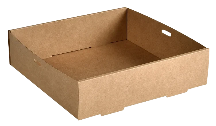 Tray catering 225x226 glance small brun 3000ml 100stk