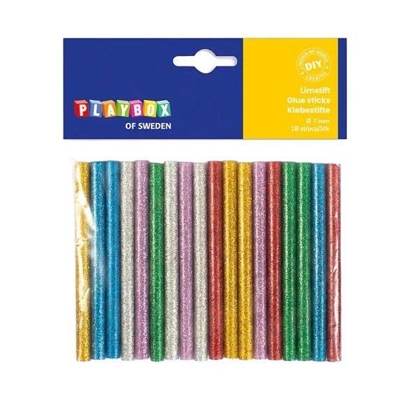 Limstift Glitter Ø 7 Mm 18 Stk.