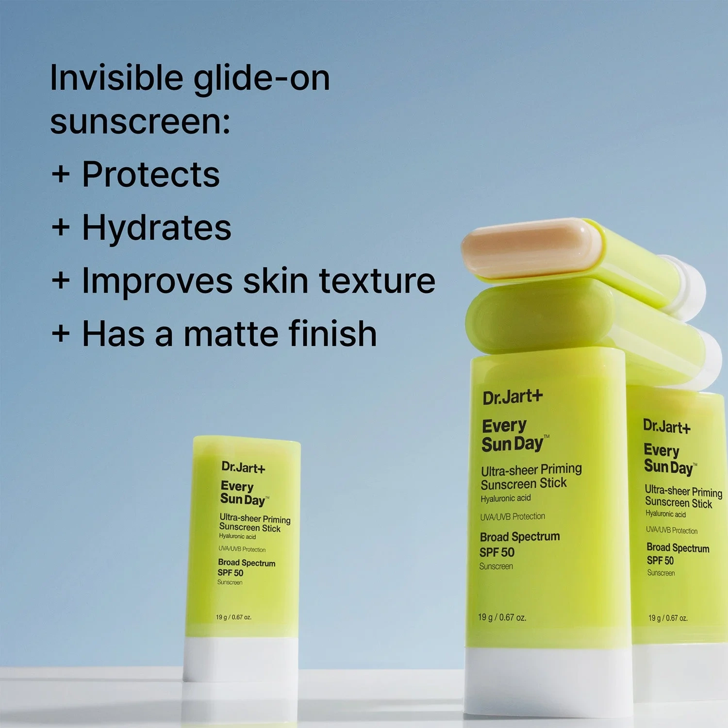 Dr.Jart+ Every Sun Day Ultra-Sheer Priming Sunscreen Stick SPF 50