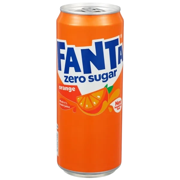 Fanta Orange Zero Sugar 0,33l boks
