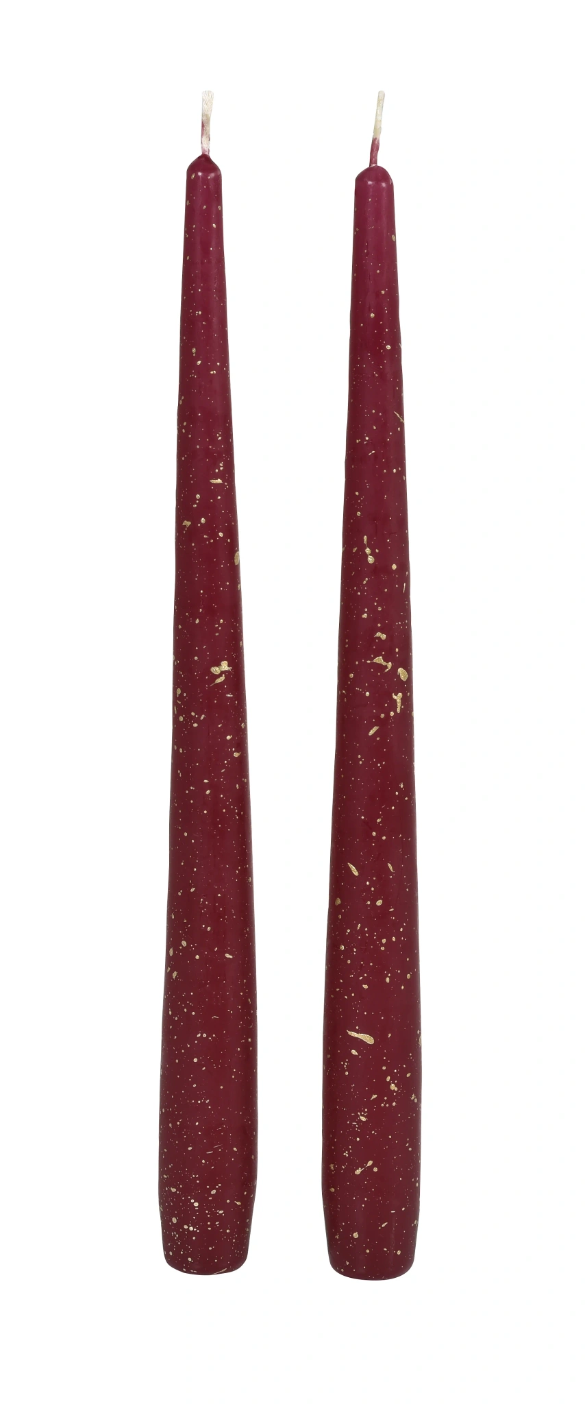 Antikklys Stardust Bordeaux 12x2stk