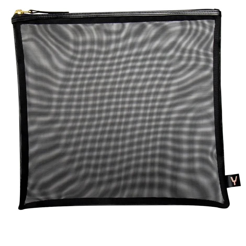 Sense of Youty Mesh Beauty Bag Black