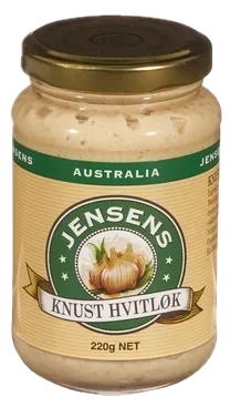 Jensen's Hvitløk, knust