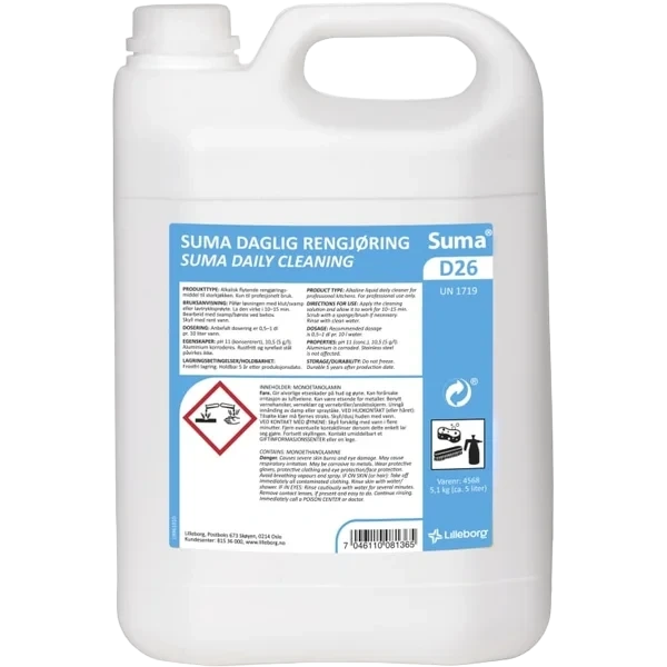 Suma daglig rengj.d26     5,1kg