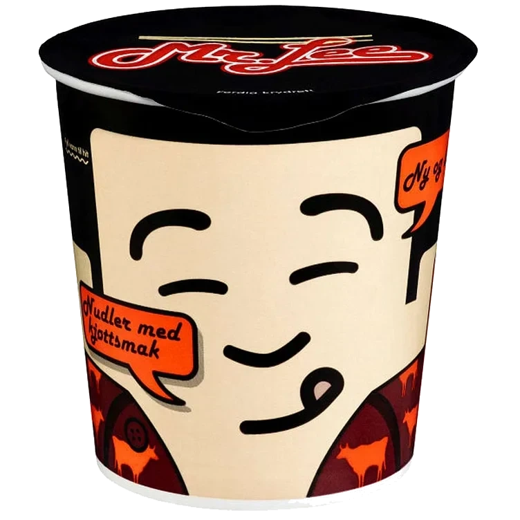 Nudler kopp kjøttsmak 65g