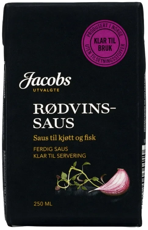 Rødvinsaus 250ml Jacobs Utvalgte