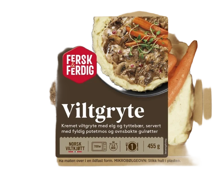 Viltgryte m/Potetmos 455g Fersk&Ferdig