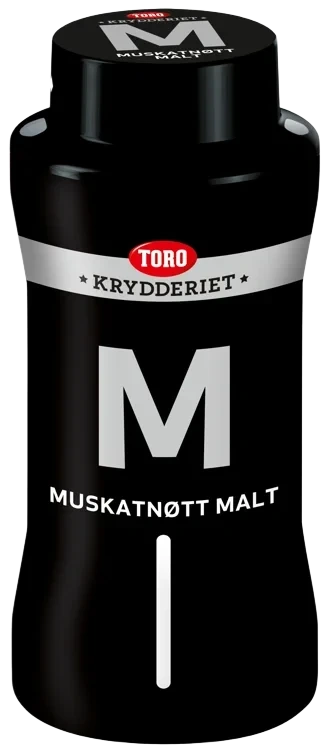 Muskatnøtt Malt 360g Toro Krydder