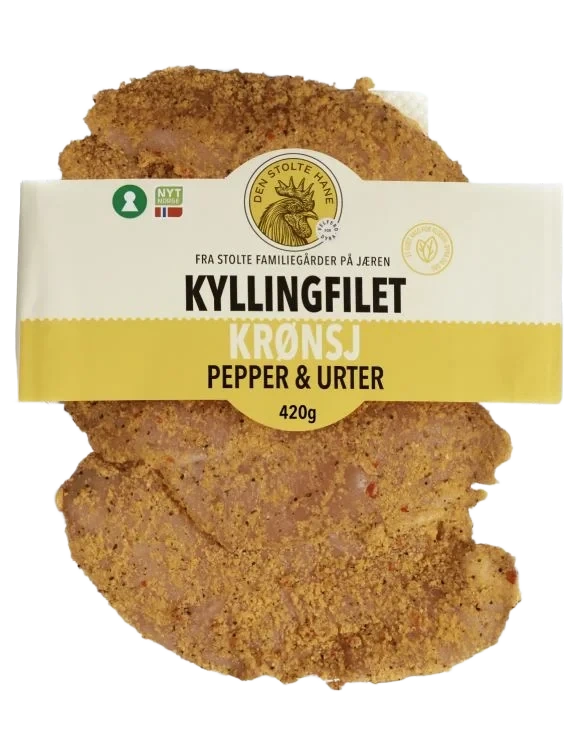 Kyllingfilet Krønsj Pepper&Urter 420g