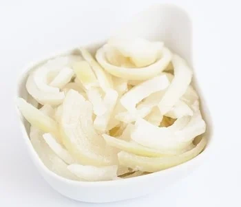 Lök skivad