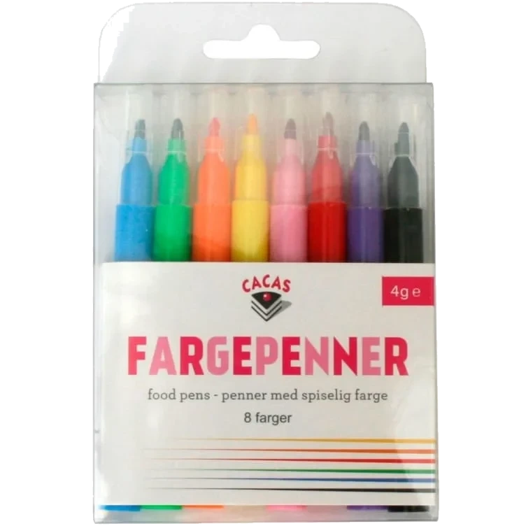 Fargepennsett Mini 8stk Cacas
