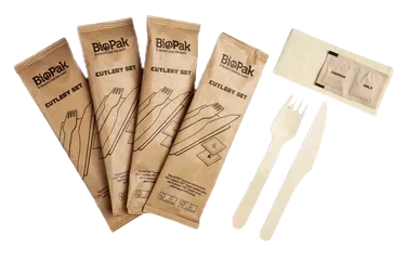 BioPak Bestikkpose Petit Vokset Tre 5/1