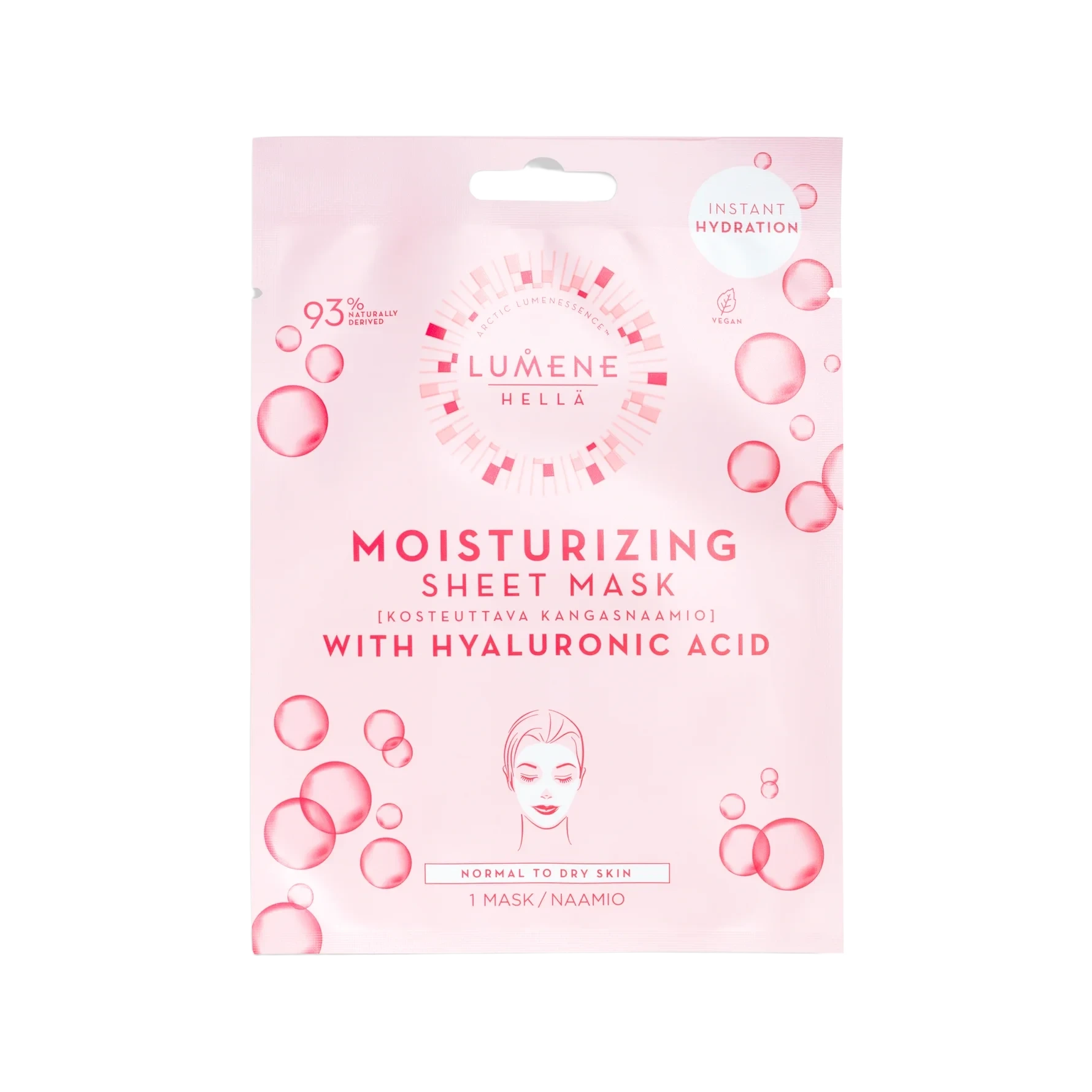 Lumene Moisturizing Sheet Mask, 1 stk.