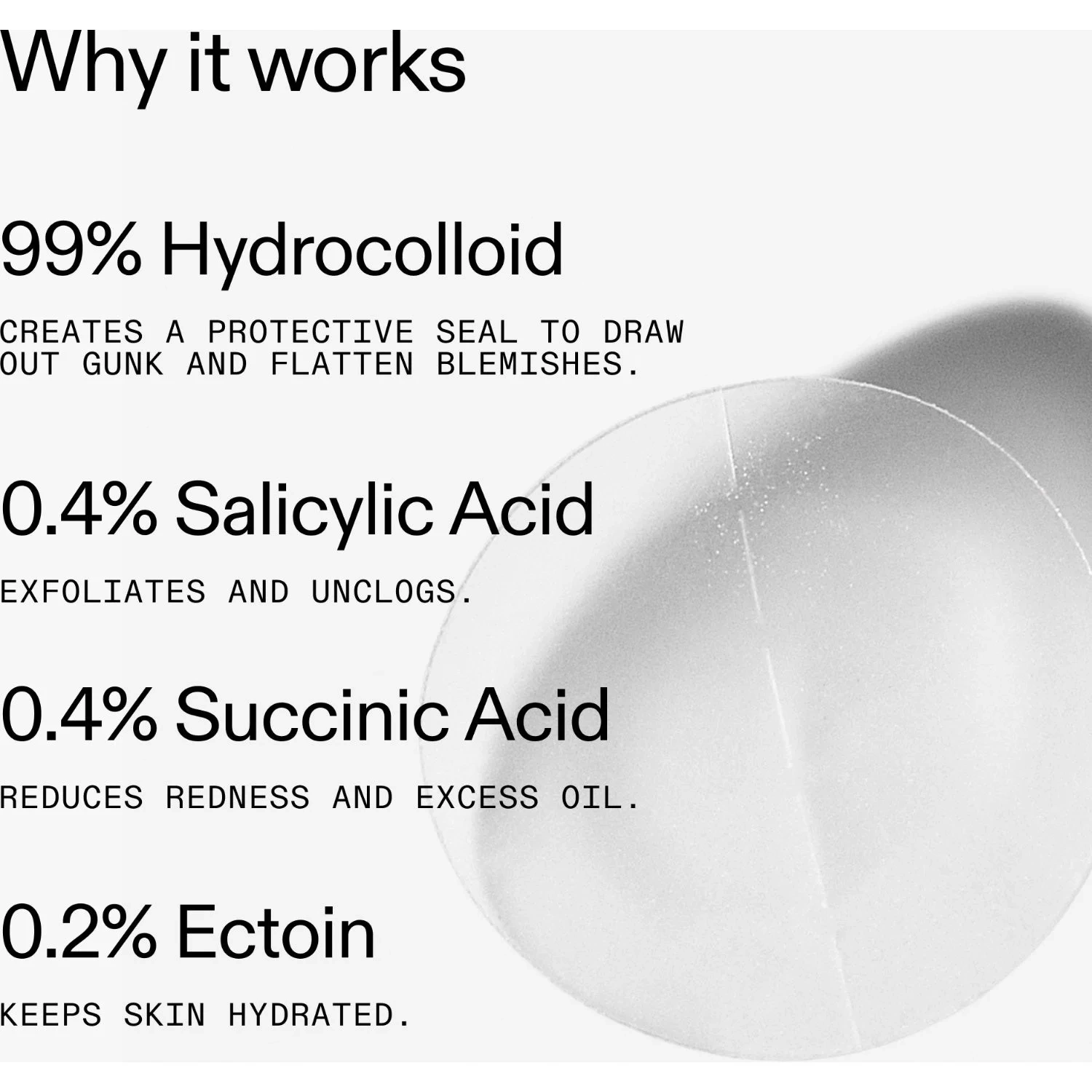 The INKEY List Hydrocolloid Pimple Patches