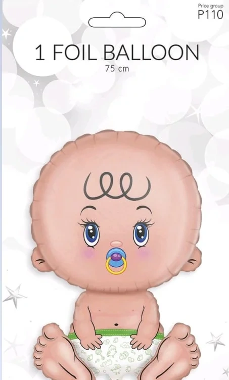 Folieballong 75cm Baby