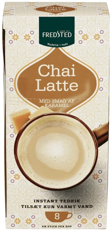Fredsted Chai Latte Karamell 10 poser