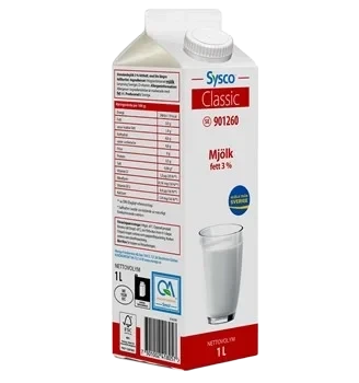 Sysco Classic Standardmjölk 3 % ESL