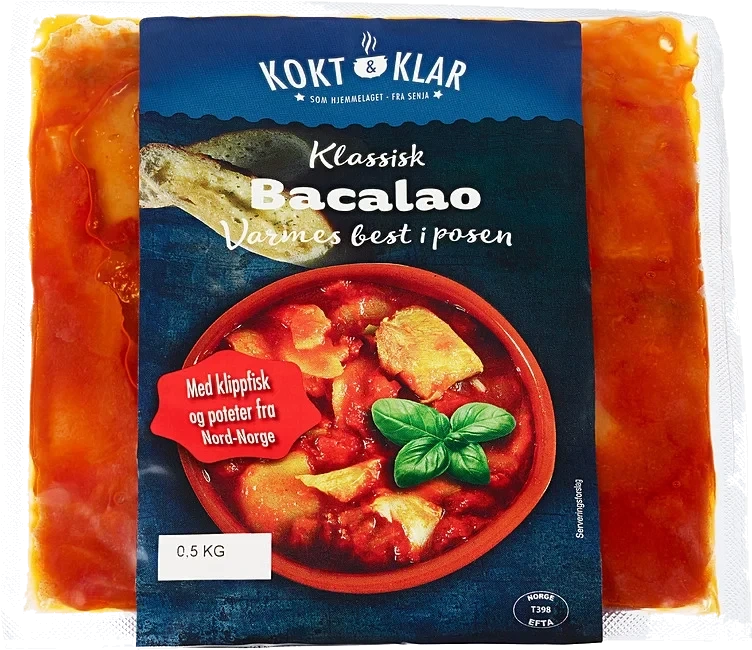 Bacalao kokt og klar  500g