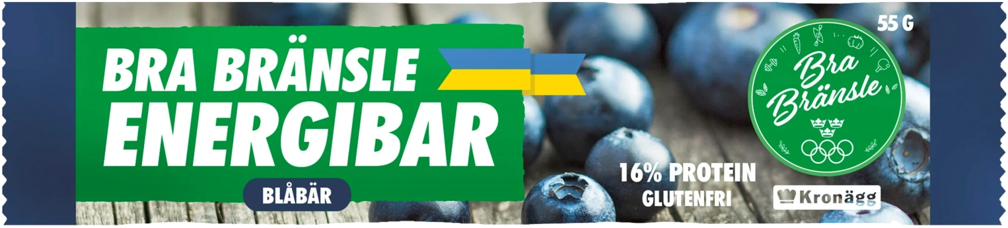 Energibar blåbär