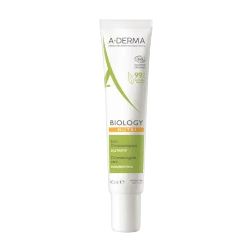 A-Derma Biology Nutri ansiktskrem til tørr og atopisk hud 40 ml