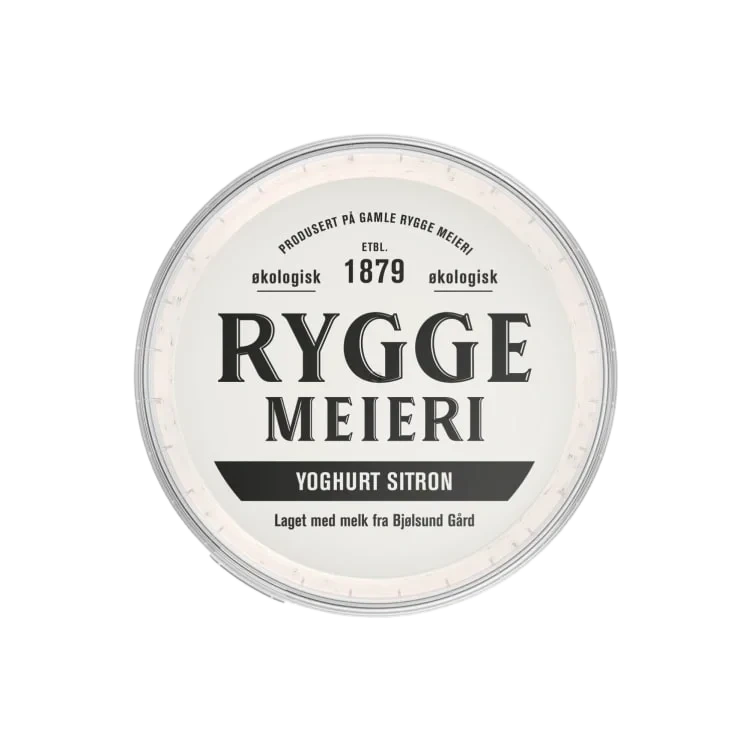 Rygge Meieri Yoghurt Sitron 365 ml