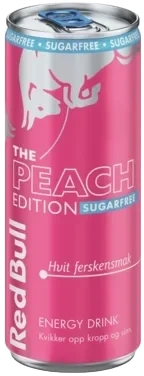Red bull summer edition sukkerfri hvit fersken   24x250ml