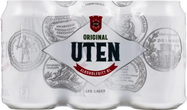 Uten original 0,33lx6 boks Aass Bryggeri