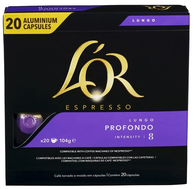 L Or Kaffekaps Prof Utz 20stk