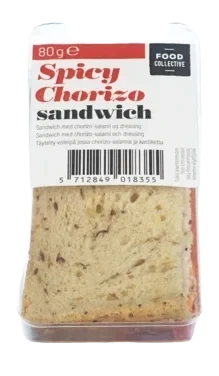 Spicy Chorizo Sandwich 80g Food Collective