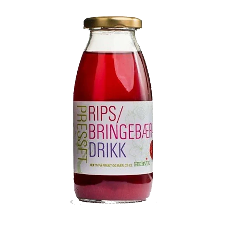 Rips & bringebærdrikk   0,25l