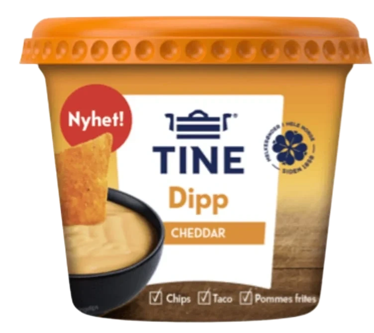 Dipp Cheddar 300g Tine