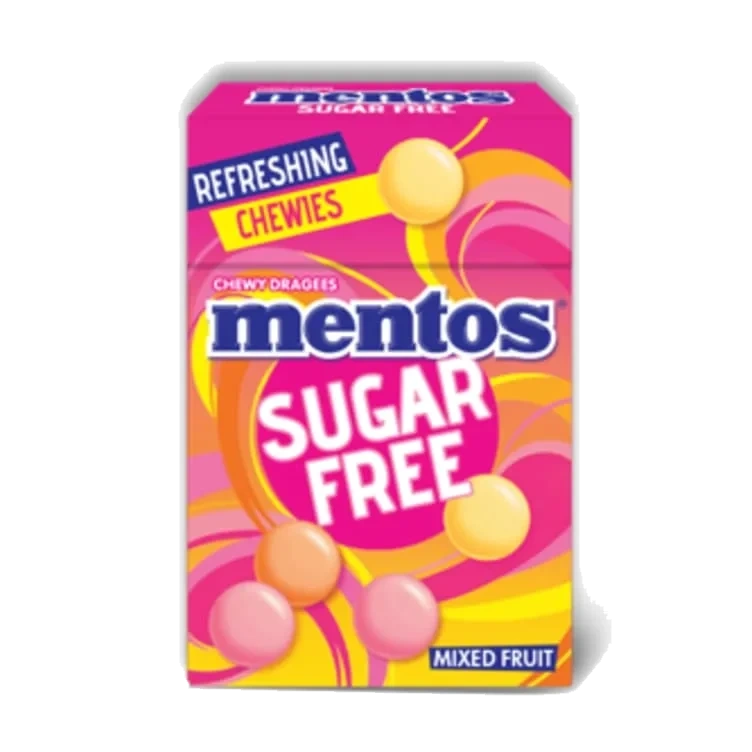 Mentos mixed fruit sugarfree   45g