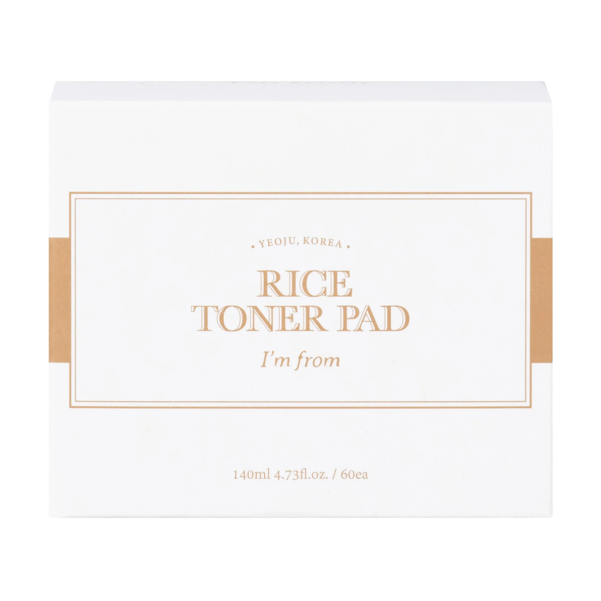 I'm From Rice Toner Pads, 60 stk.