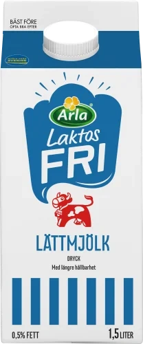 Laktosfri lättmjölkdryck 0.5%