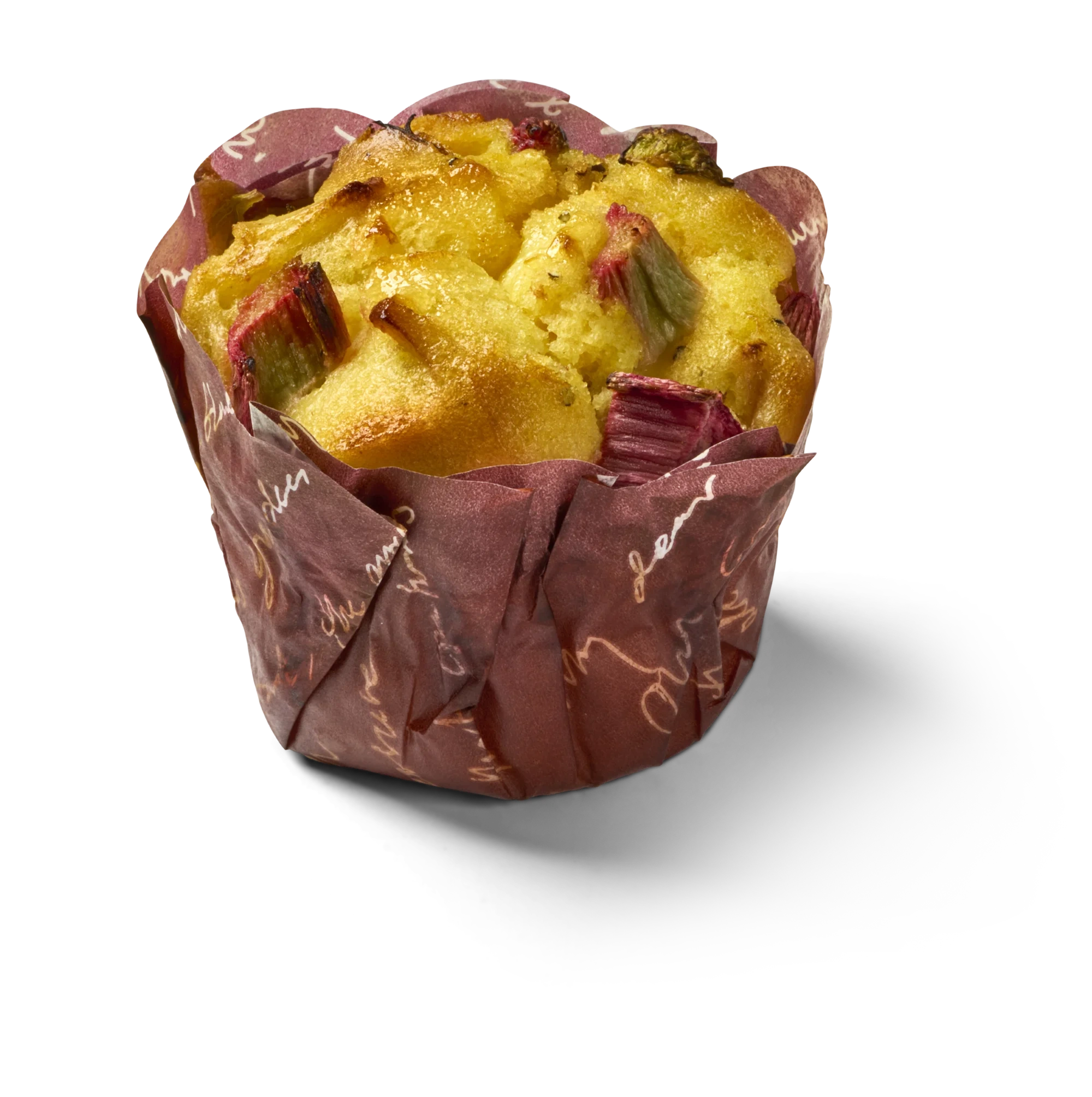 Vegansk Muffins Citron Rabarber