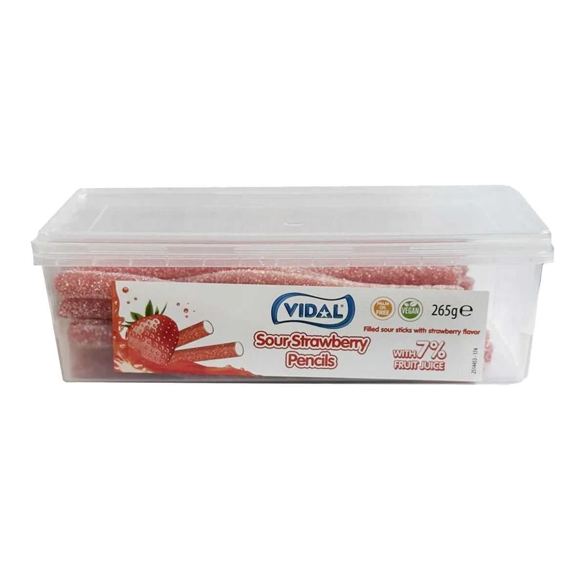 Sour Strawberry Pencils