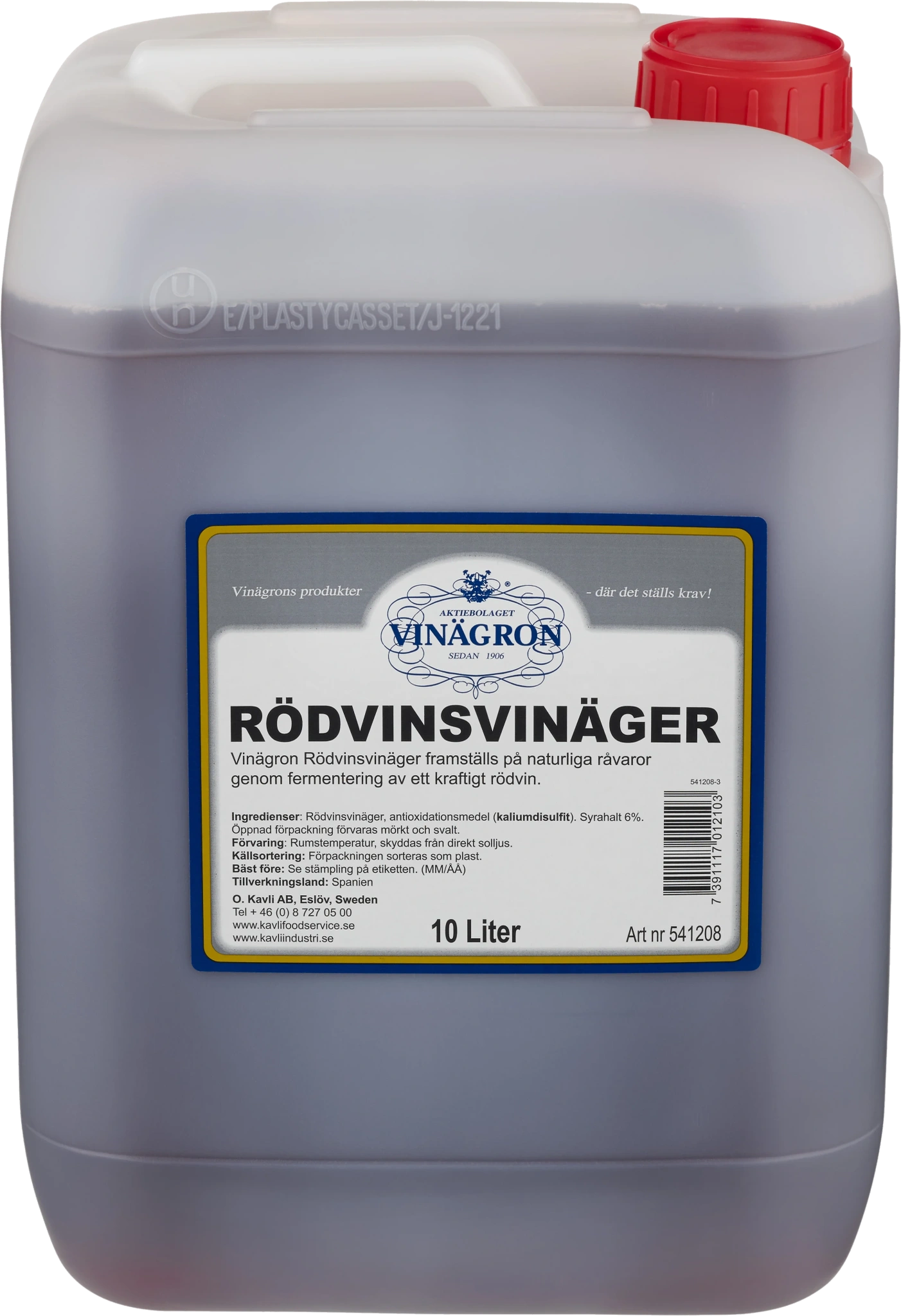 Rödvinsvinäger 6%