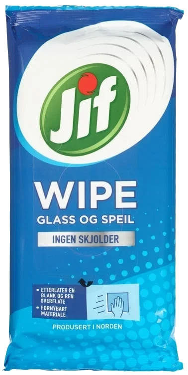 Jif Wipe Glass og Speil 30pcs