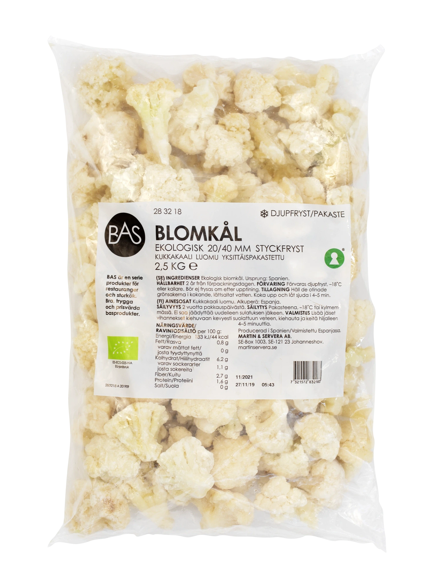 Blomkål Ekologisk