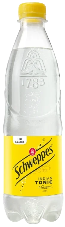 Tonic Water 0,5l flaske Schweppes