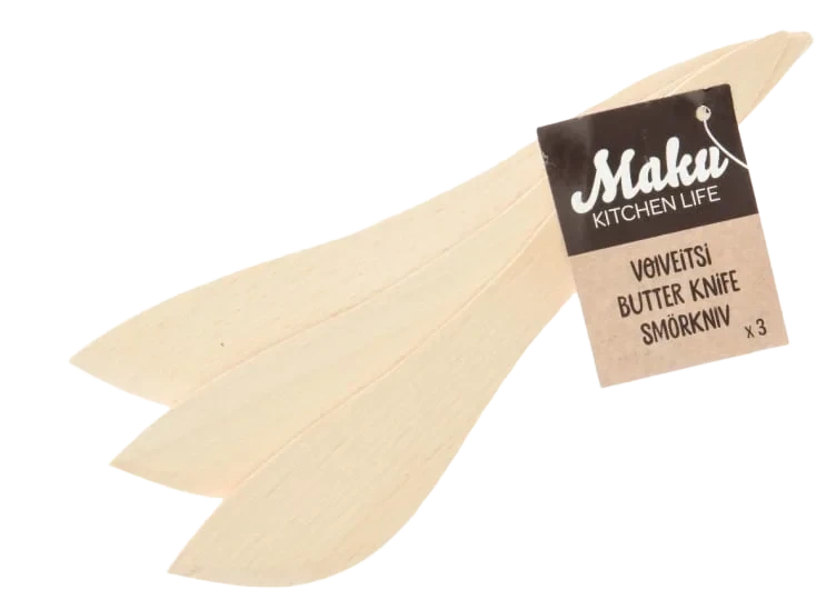 Smørekniv 3stk Tre Maku