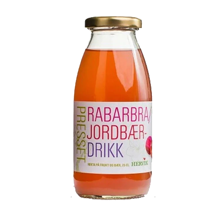 Rabarbra & jordbærdrikk   0,25l